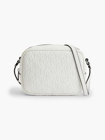 Calvin Klein Táskák & Kiegészítők HU936171 | Calvin Klein Faux Bőr Női Crossbody Táska Világos Fehér